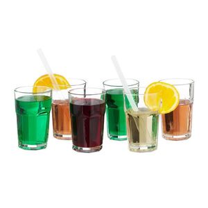 Relaxdays POHÁRE Priehľadné 6-dielna-sada sklo 300 ml vyobraziť
