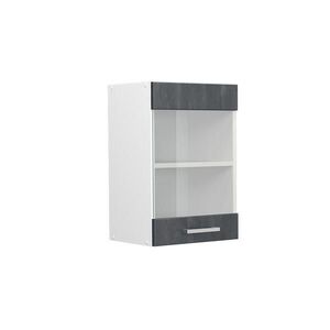 Vicco KUCHYNSKÁ SKLENENÁ SKRINKA R-Line Čierny betón 40 cm vyobraziť