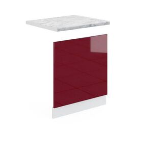 Vicco PREDNÝ PANEL R-Line Červený vysoký lesk 60 cm s pracovnou doskou vyobraziť