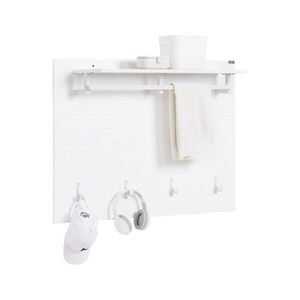 SoBuy APPENDIABITI A MURO 36 hákov Biela 100x20x70cm Minimalistický vyobraziť