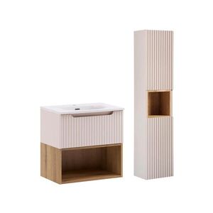 Petits-meubles KÚPEĽŇOVÝ NÁBYTOK 61cm Riva 2-dielna súprava Kašmír vyobraziť
