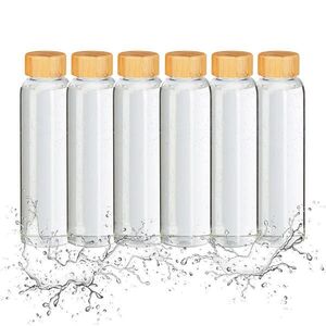 Relaxdays FĽAŠA Transparentná čierna 6-dielna-sada 500 ml vyobraziť
