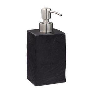 Relaxdays DÁVKOVAČ MYDLA Čierny kamenný vzhľad 200 ml vyobraziť