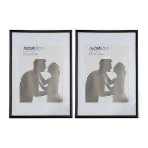 Relaxdays FOTORÁM Čierny 2-ks-sada A4 vyobraziť