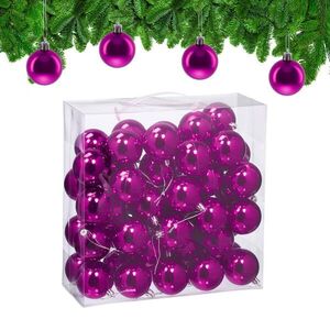Relaxdays GULE Ružové 50-kusová-sada Plast lesklé 7x6 cm vyobraziť