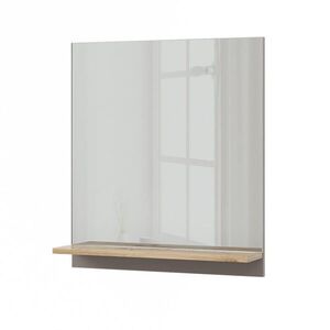 Vicco KÚPEĽŇOVÉ ZRKADLO Marelle Greige 60 x 67 cm s policou vyobraziť