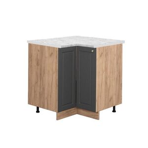 Vicco ROHOVÁ SPODNÁ SKRINKA Fame-Line Antracitové zlato 80.5 cm , AP Marble vyobraziť