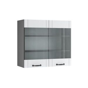 Vicco KUCHYNSKÁ SKLENENÁ SKRINKA Fame-Line Biely vidiecky dom 80 cm vyobraziť