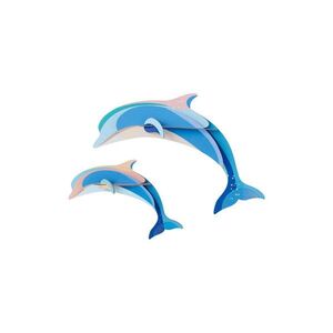 Studio Roof PAPIEROVÁ 3D NÁSTENNÁ DEKORÁCIA Delfin, 7/24 cm vyobraziť