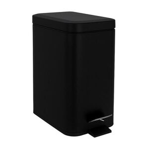 Relaxdays KÔŠ Čierny pedálový Soft close kov 5 l vyobraziť