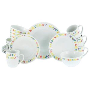 Creatable KOMBINOVANÝ SERVIS Happy Birthday 20-dielne vyobraziť