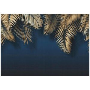 Wallarena FOTOTAPETA s listami visiacimi modrými 200x140 cm vyobraziť