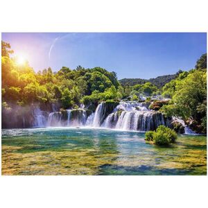Wallarena FOTOTAPETA Vodopád 3D Príroda 300x210 vyobraziť