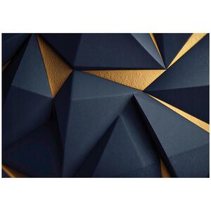 Wallarena ABSTRAKTNÁ geometrická fototapeta modrá 150x105 cm vyobraziť