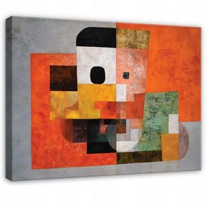 Wallarena OBRAZ NA PLÁTNO Abstrakt Morceau Orange 120x80 cm vyobraziť