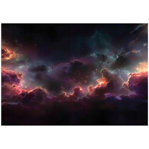 Wallarena FOTOTAPETA Mraky Cosmos Black 350x250 cm vyobraziť