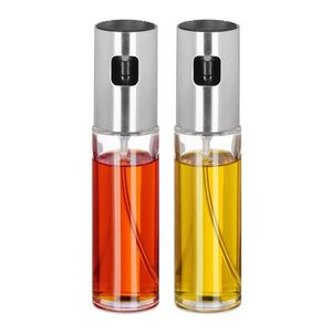 Relaxdays ROZPRAŠOVAČ Transparentná strieborná 2-dielna-sada sklo 100 ml vyobraziť