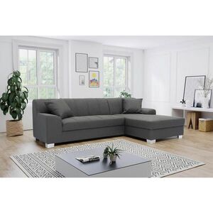 MID.YOU ROHOVÁ SEDAČKA, textil, sivá vyobraziť