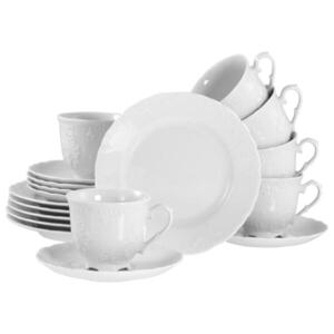Creatable KÁVOVÝ SERVIS Rokoko weiss 18-dielne vyobraziť