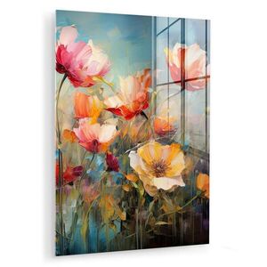 MuchoWow OBRAZ NA AKRYLOVOM SKLE Kvety - Akvarel - Umenie - Botanické - Príroda 60x80 cm vyobraziť