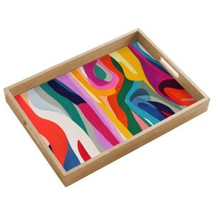OnlyWow PODNOS Abstraktné - farebné - vlny - línie 50x35 cm vyobraziť