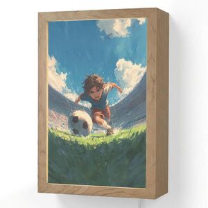 OnlyWow NÁSTENNÉ SVIETIDLO Štadión - Futbalista - Lopta 20x30 cm vyobraziť