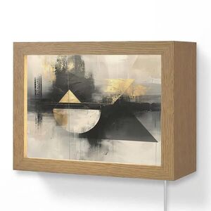 OnlyWow NÁSTENNÉ SVIETIDLO Abstraktné - čierne - farby - moderné 20x15 cm vyobraziť