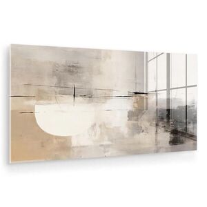 MuchoWow OBRAZ NA AKRYLOVOM SKLE Abstraktné - Umenie - Sivé 120x60 cm vyobraziť