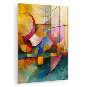 MuchoWow OBRAZ NA AKRYLOVOM SKLE Umenie - abstraktné - moderné 60x80 cm vyobraziť