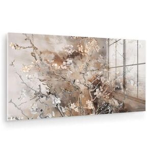 MuchoWow OBRAZ NA AKRYLOVOM SKLE Mandľový kvet - Umenie - Van Gogh - Béžová - Abstraktné 120x60 cm vyobraziť