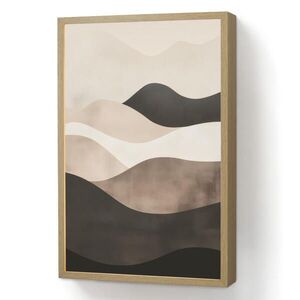 OnlyWow NÁSTENNÉ SVIETIDLO Abstraktné - Krajina - Vlny - Krémová farba 40x60 cm vyobraziť
