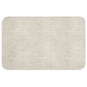 OnlyWow KÚPEĽŇOVÁ PREDLOŽKA Ľan - textúra - béžová 80x50 cm vyobraziť