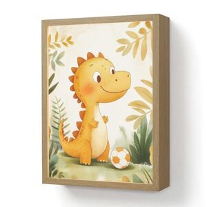 OnlyWow NOČNÁ LAMPA Dino - Futbal - Orange 30x40 cm vyobraziť