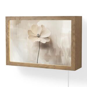 OnlyWow NÁSTENNÉ SVIETIDLO Kvetina - béžová - farba - tieň 30x20 cm vyobraziť