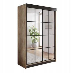 Kier Furniture POSUVNÁ SKRIŇA ARI 3 so zrkadlom 250 cm – dub Sonoma vyobraziť