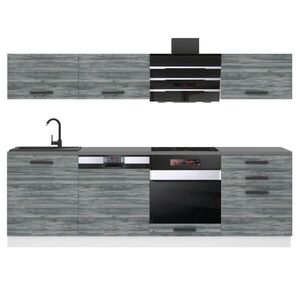 B BELINI GROUP KUCHYNSKÁ linka Linda 240 cm, s pracovnou doskou, Glamour Wood vyobraziť