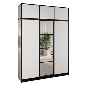 Kier Furniture ŠATNÍK EDEN S NADSTAVCOM 3D - Biela vyobraziť