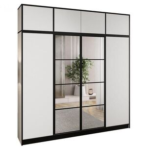 Kier Furniture ŠATNÍK EDEN S NADSTAVCOM 4D - Biela vyobraziť