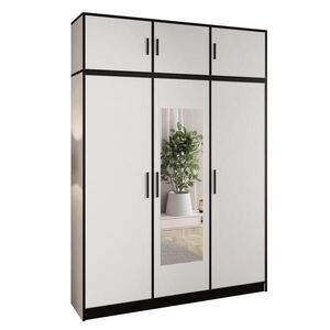 Kier Furniture ŠATNÍK ROJ S NADSTAVCOM 3D - Biela vyobraziť