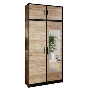 Kier Furniture ŠATNÍK ROJ S NADSTAVCOM 2D - Dub Craft Gold vyobraziť