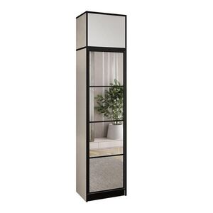 Kier Furniture ŠATNÍK EDEN S NADSTAVCOM 1D - Biela vyobraziť