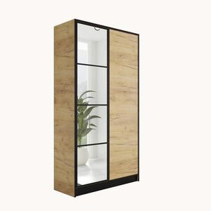 Kier Furniture ŠATNÍK EDEN 2-dverový v1 - 105x205x39 cm - Dub Craft Gold vyobraziť