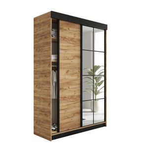 Kier Furniture SKRIŇA S POSUVNÝMI DVERAMI LAMARO - 138x205x59 cm - Dub Craft Gold vyobraziť