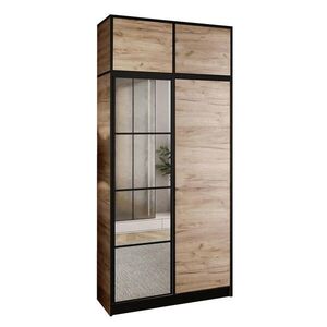 Kier Furniture ŠATNÍK EDEN S NADSTAVCOM 2D - Dub Craft Gold vyobraziť