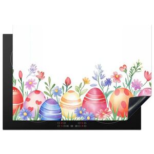 MuchoWow KRYT NA SPORÁK Kvetinová záhrada - Farebné - Vajíčka 75x52 cm vyobraziť