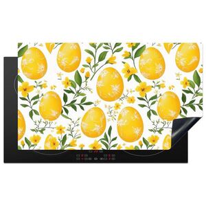MuchoWow KRYT NA SPORÁK Kvety - Veľkonočné vajíčka - žlté 91.6x52.7 cm vyobraziť