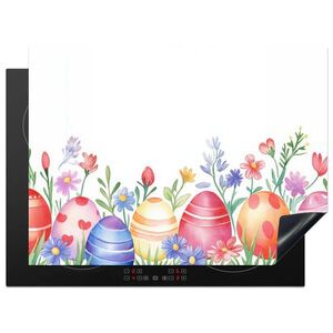 MuchoWow KRYT NA SPORÁK Kvetinová záhrada - Farebné - Vajíčka 70x52 cm vyobraziť