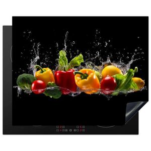 MuchoWow KRYT NA SPORÁK Sladká paprika - Vodná - Zeleninová - Čierna 65x52 cm vyobraziť