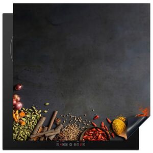 MuchoWow KRYT NA SPORÁK Bylinky - Potraviny - Korenie - Čierne - Paprika - Škorica 78x78 cm vyobraziť