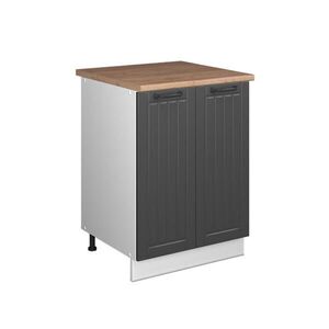 Vicco SPODNÁ SKRINKA POD DREZ Fame-Line, Tmavo-sivá/biely, 60 cm vyobraziť